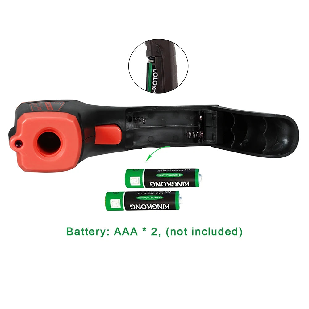 Digital Infra Red Laser Thermometer –50~600℃ LCD Display