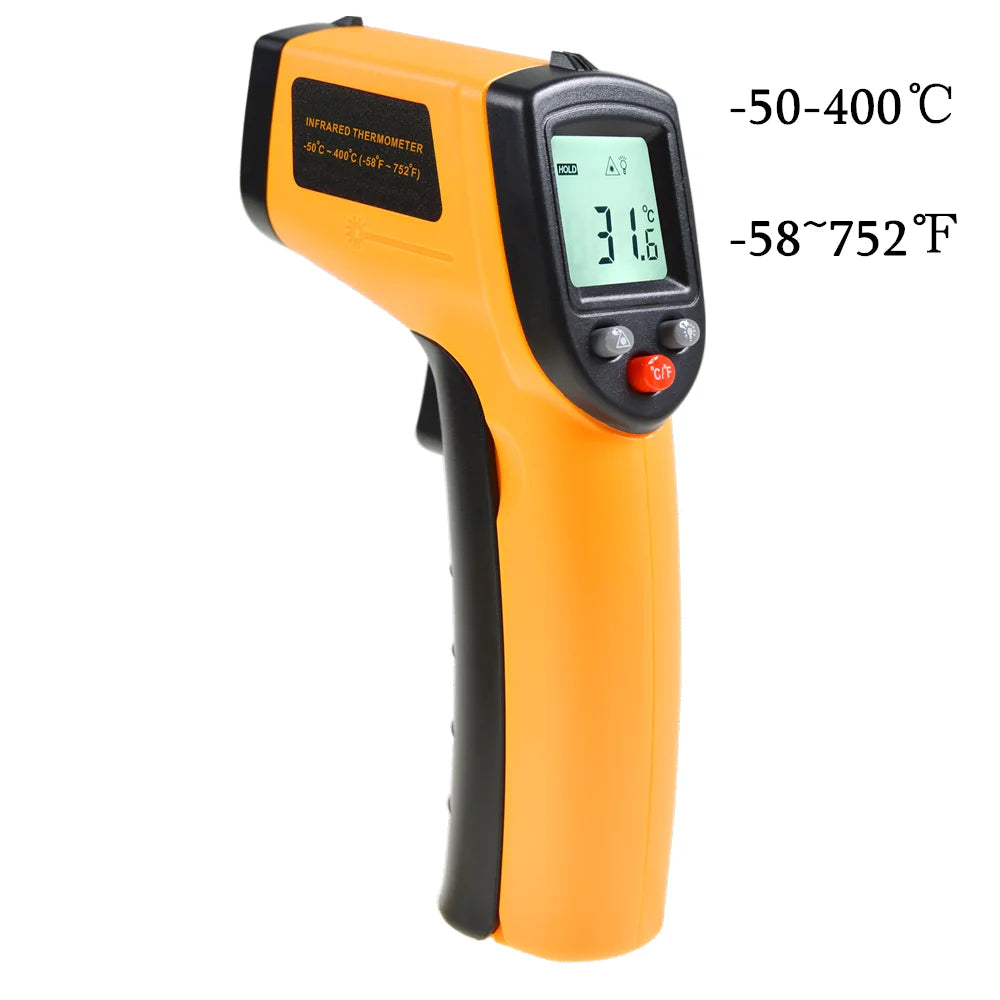 Digital Infra Red Laser Thermometer –50~600℃ LCD Display