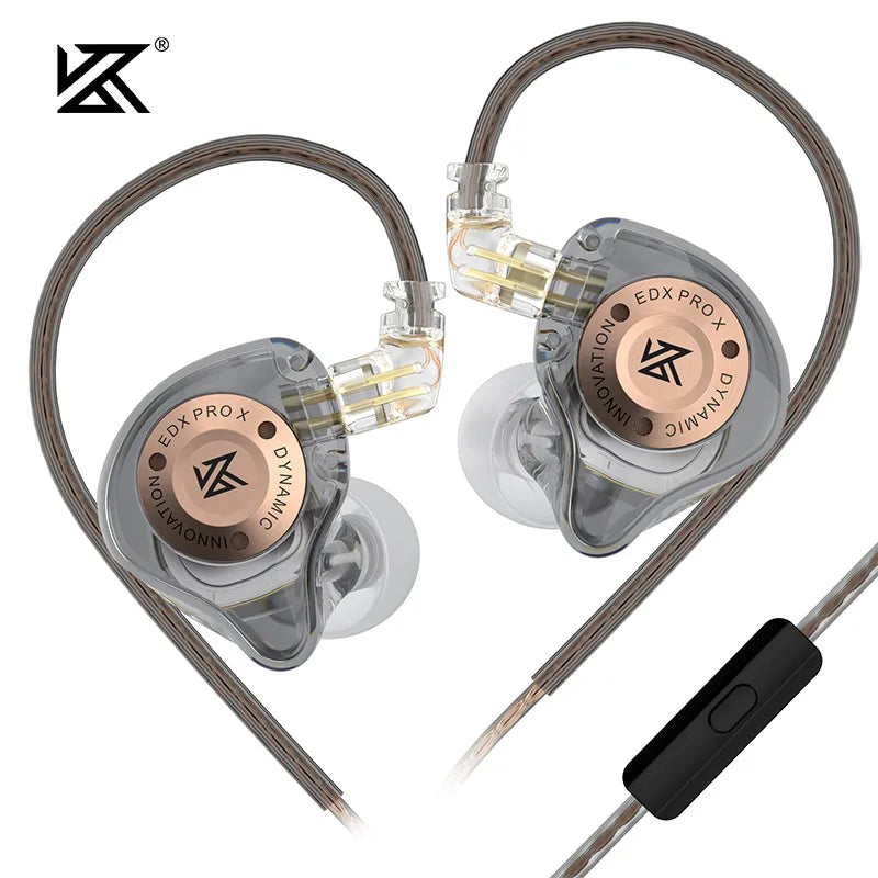 KZ EDX Pro X In-Ear Earphones – HiFi Bass, Noise Cancelling