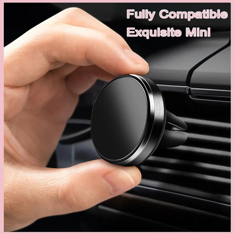 Magnetic car phone holder