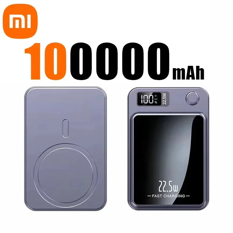 Xiaomi 100000mAh Magnetic Portable Power Bank Wireless Fast Charger