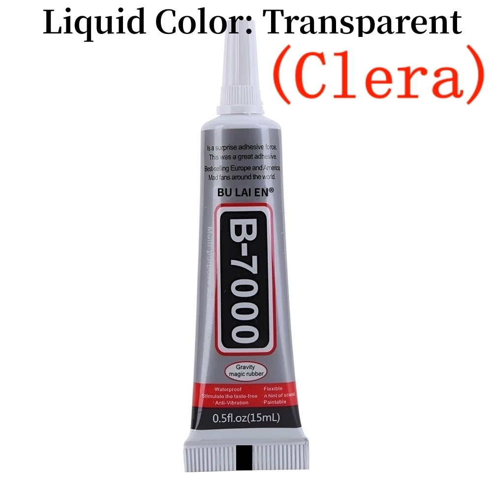 Phone Repair Adhesive Universal Glass Plastic DIY Glue T7000, B7000 with Precision Applicator