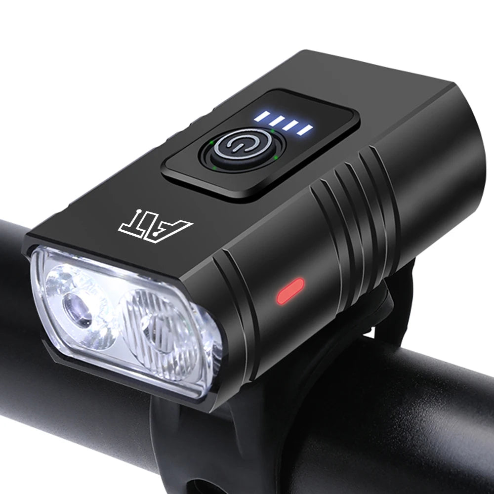 LED Bicycle Front Light Type-C Rechargeable