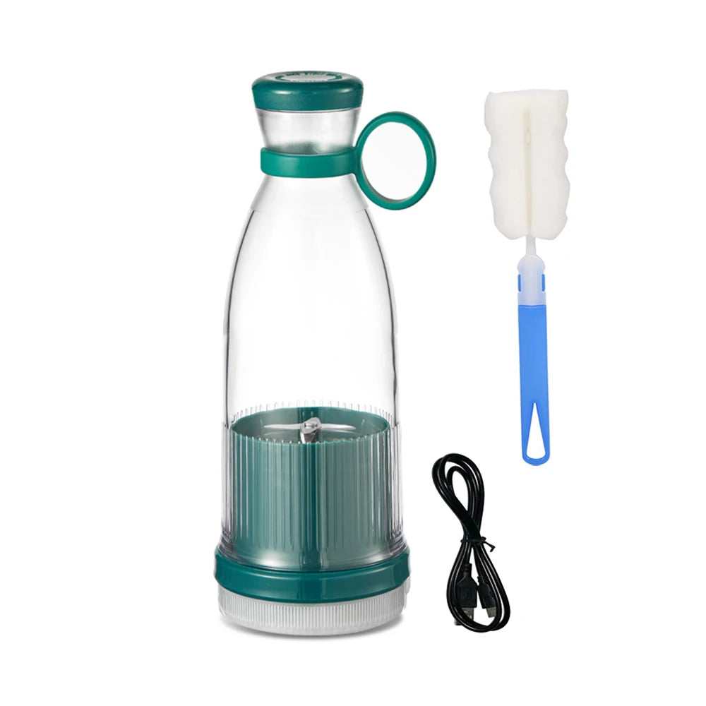 Portable USB Rechargeable Blender – Mini Electric Juicer Bottle for Smoothies & Fresh Fruit