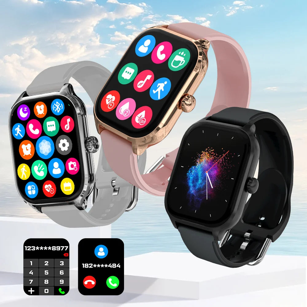 LAXASFIT H9/H6 Smart Watch – Calls, Calorie & Health Tracking