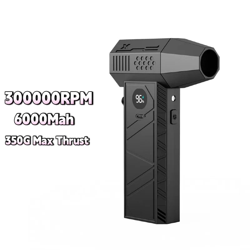Powerful Type-C Air Blower & Vacuum – 400000RPM Turbo Jet
