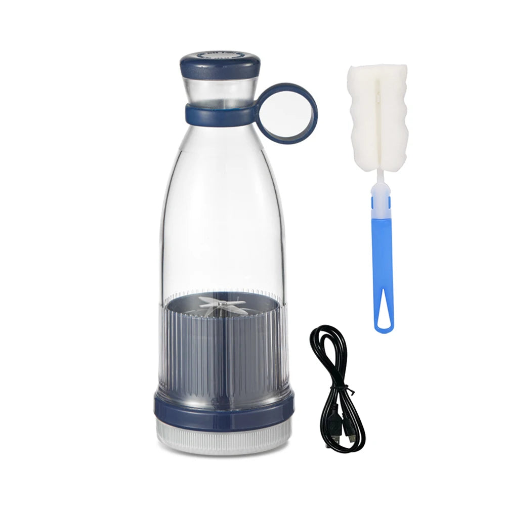 Portable USB Rechargeable Blender – Mini Electric Juicer Bottle for Smoothies & Fresh Fruit