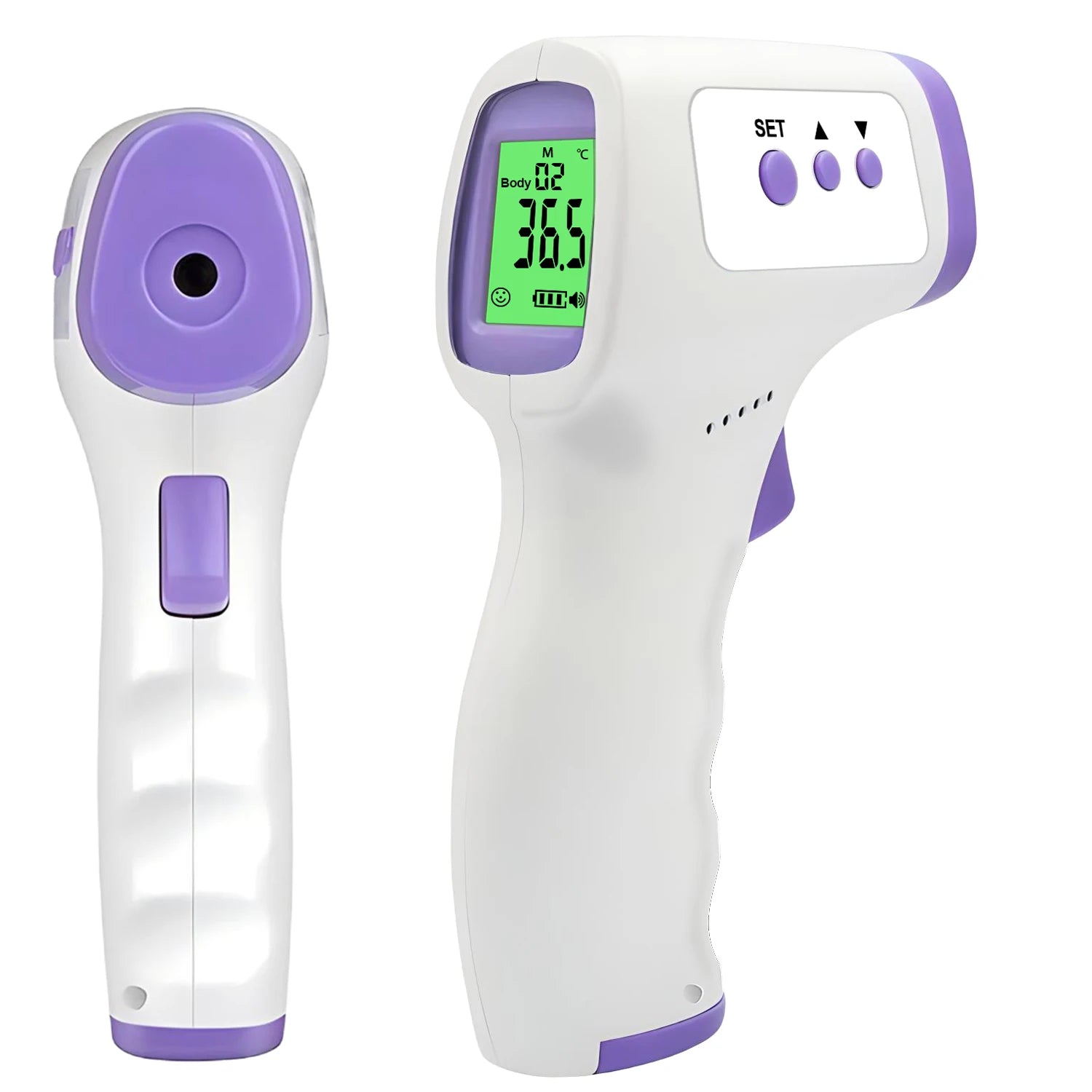 Non-Contact Forehead Digital Thermometer / Portable Blood Oxygen Monitor