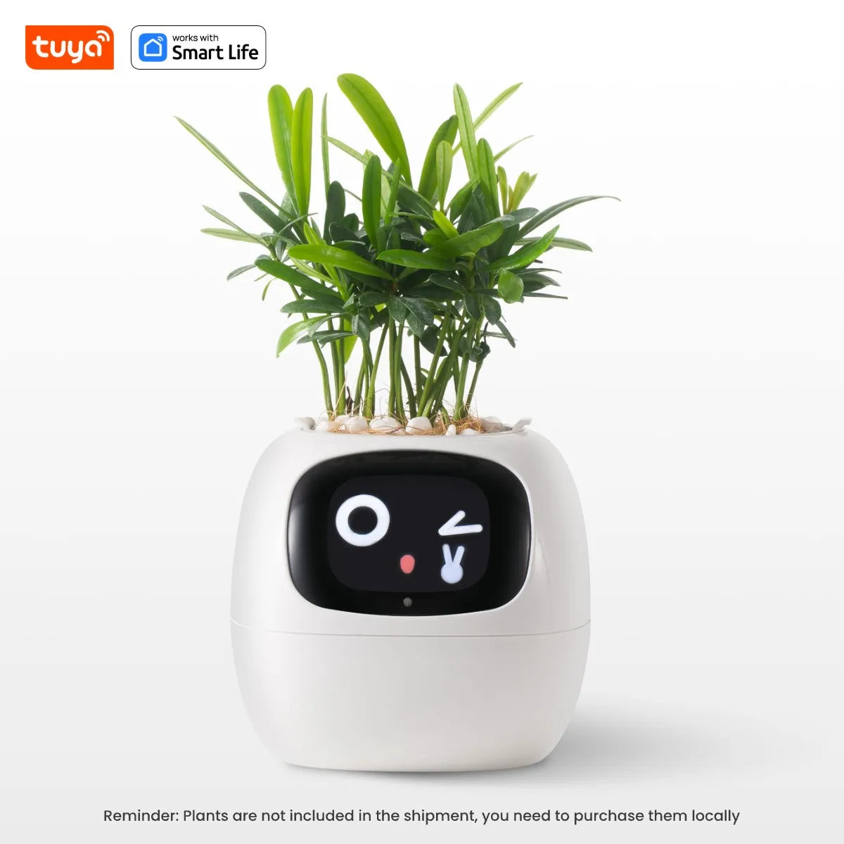 Tuya Ivy Smart Planter – AI Plant Care with 49 Expressions & 7 Sensors