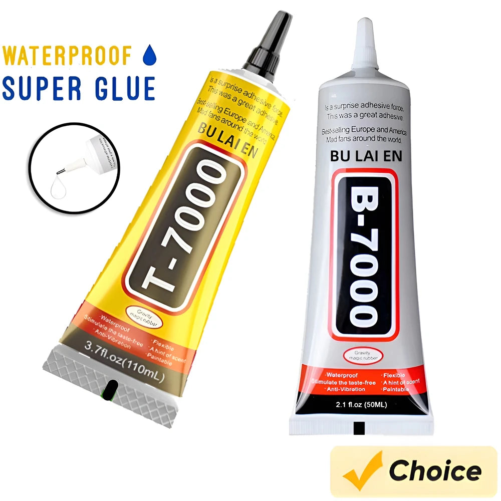 Phone Repair Adhesive Universal Glass Plastic DIY Glue T7000, B7000 with Precision Applicator