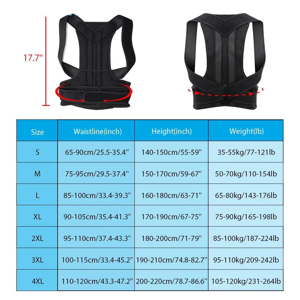 Upper Back Posture Corrector Brace