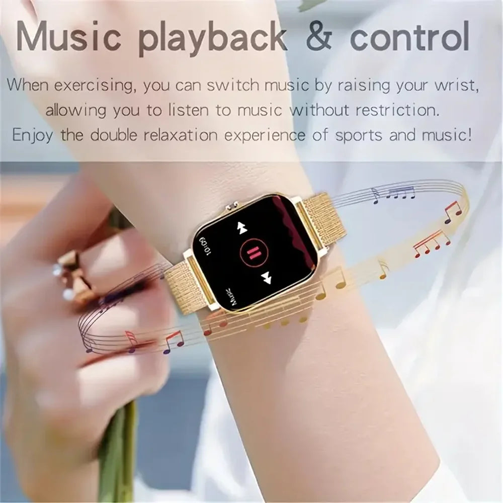 KESHUYOU 2025 Smartwatch – Talking, Fitness & Health Monitor