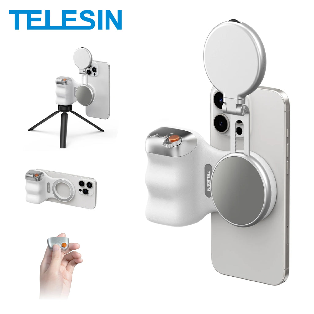 TELESIN Magnetic Phone Camera Shoot Hand Grip