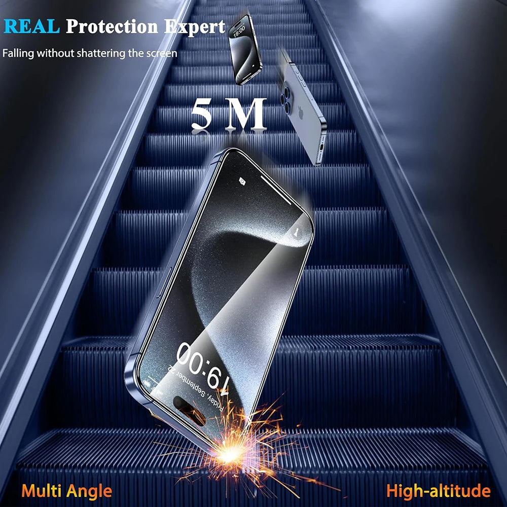 4Pcs Tempered Glass Protective Film  for iPhone