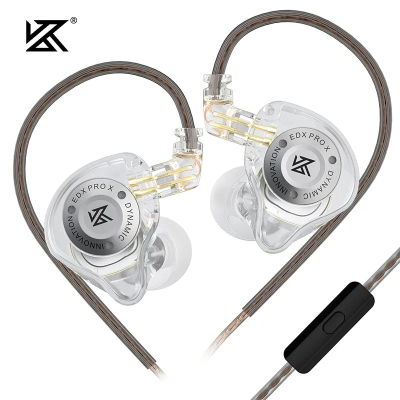 KZ EDX Pro X In-Ear Earphones – HiFi Bass, Noise Cancelling