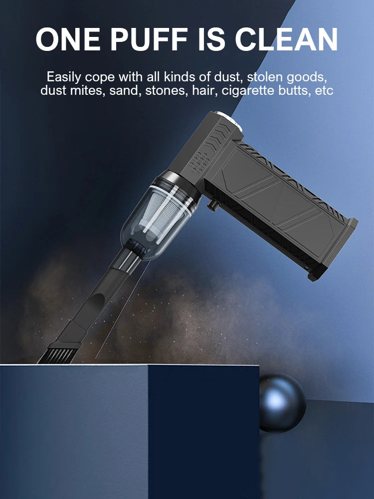 Powerful Type-C Air Blower & Vacuum – 400000RPM Turbo Jet