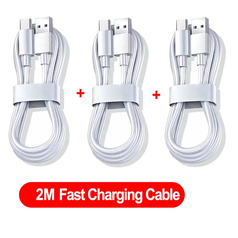 NNBILI 1-3PCS 10A 100W Type C Super Fast Charging Cable Data Cord