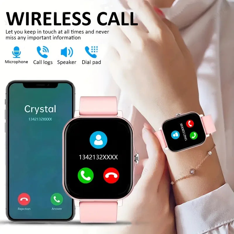 KESHUYOU 2025 Smartwatch – Talking, Fitness & Health Monitor