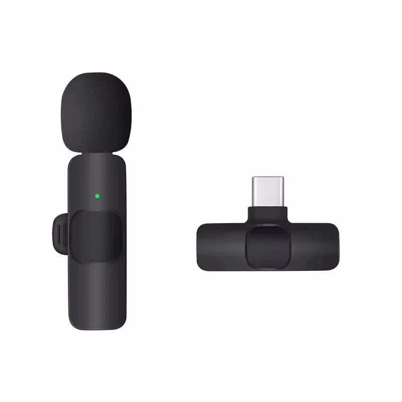 Basix 2.4G Wireless Lavalier Microphone Portable Audio Video Recording
