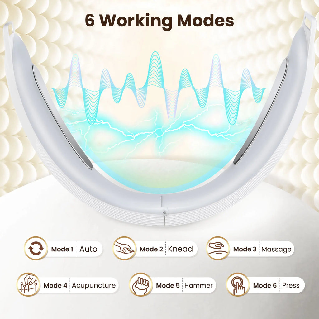 Electric V Face Lifting Massager/8-level EMS microcurrent facial device.