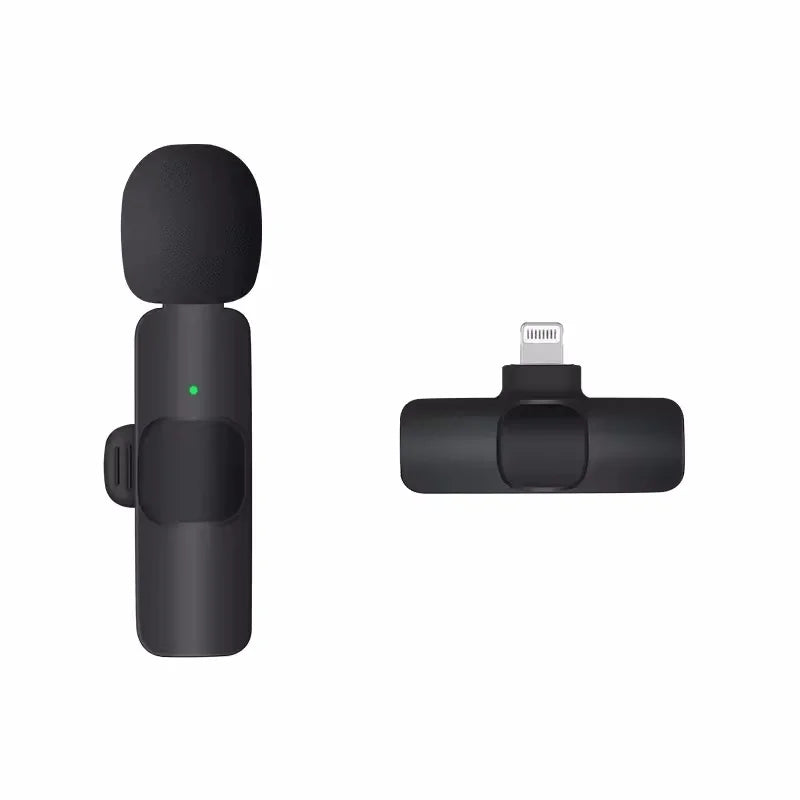 Basix 2.4G Wireless Lavalier Microphone Portable Audio Video Recording