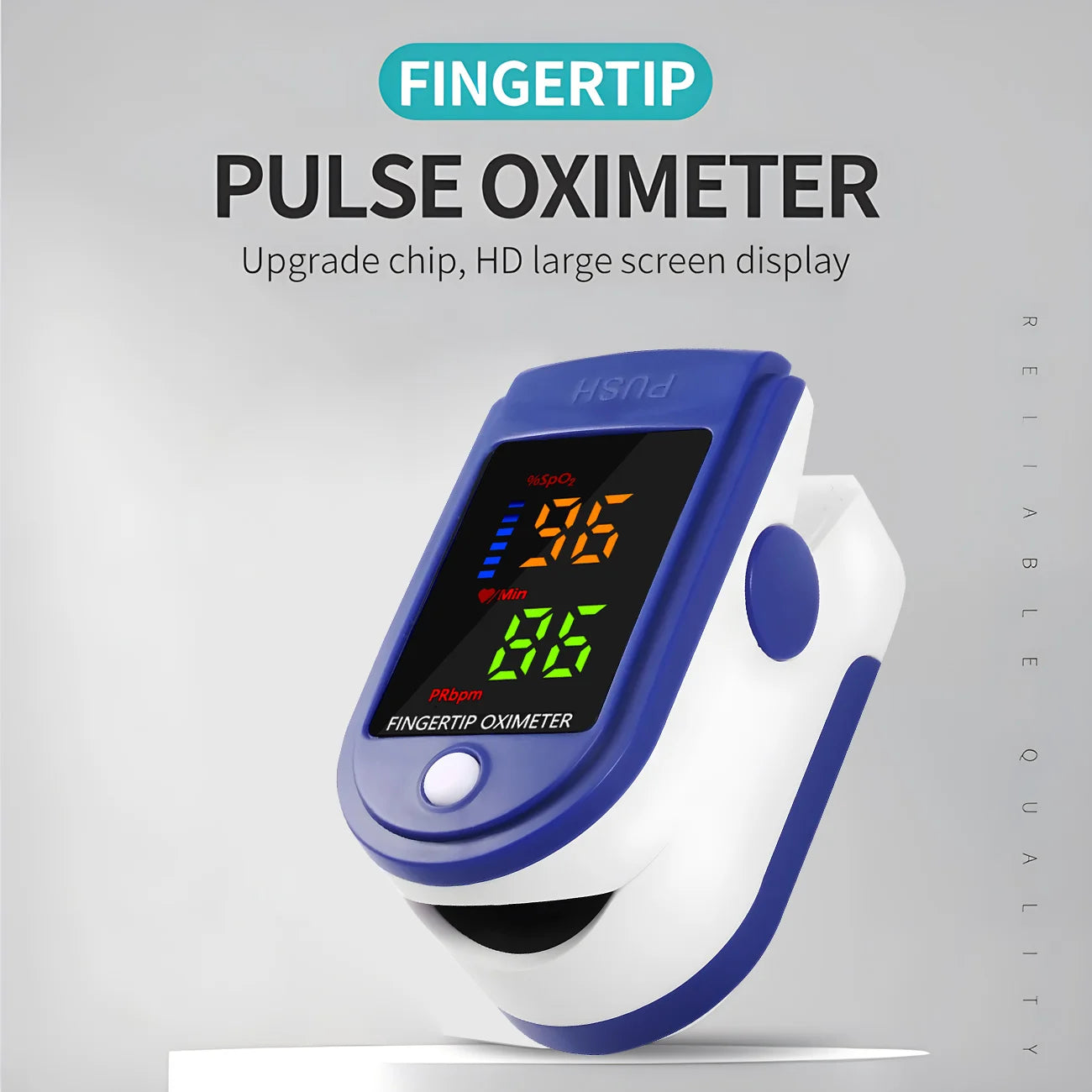 Non-Contact Forehead Digital Thermometer / Portable Blood Oxygen Monitor