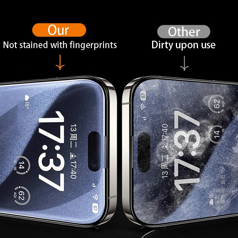 4Pcs Tempered Glass Protective Film  for iPhone