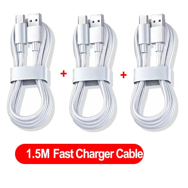 NNBILI 1-3PCS 10A 100W Type C Super Fast Charging Cable Data Cord