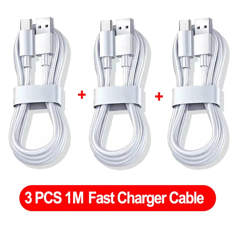 NNBILI 1-3PCS 10A 100W Type C Super Fast Charging Cable Data Cord